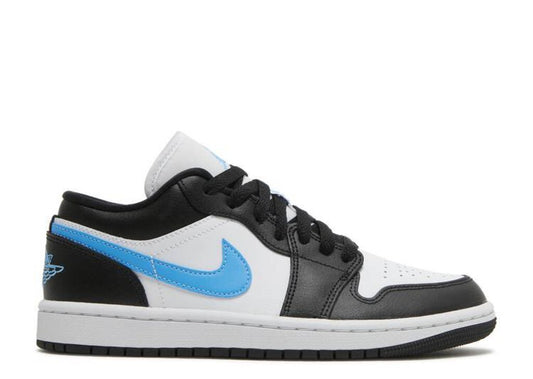 WMNS AIR JORDAN 1 LOW 'BLACK UNIVERSITY BLUE'