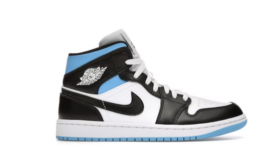 WMNS AIR JORDAN 1 MID 'UNIVERSITY BLUE'