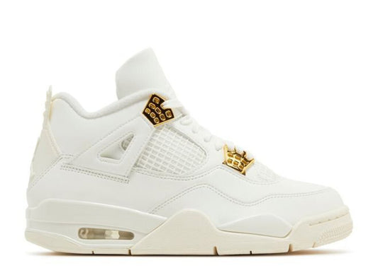 W AIR JORDAN 4 RETRO 'METALLIC GOLD'