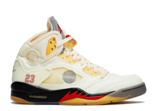 OFF WHITE X AIR JORDAN 5 RETRO SP 'SAIL'