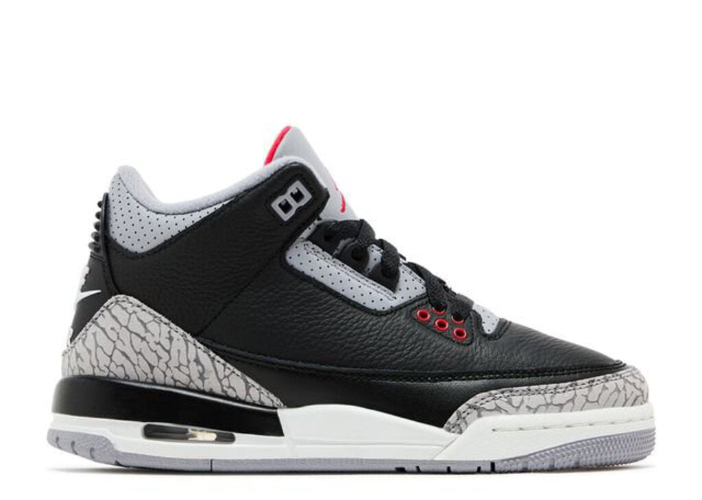 AIR JORDAN 3 RETRO (GS) 'BLACK CEMENT' 2024