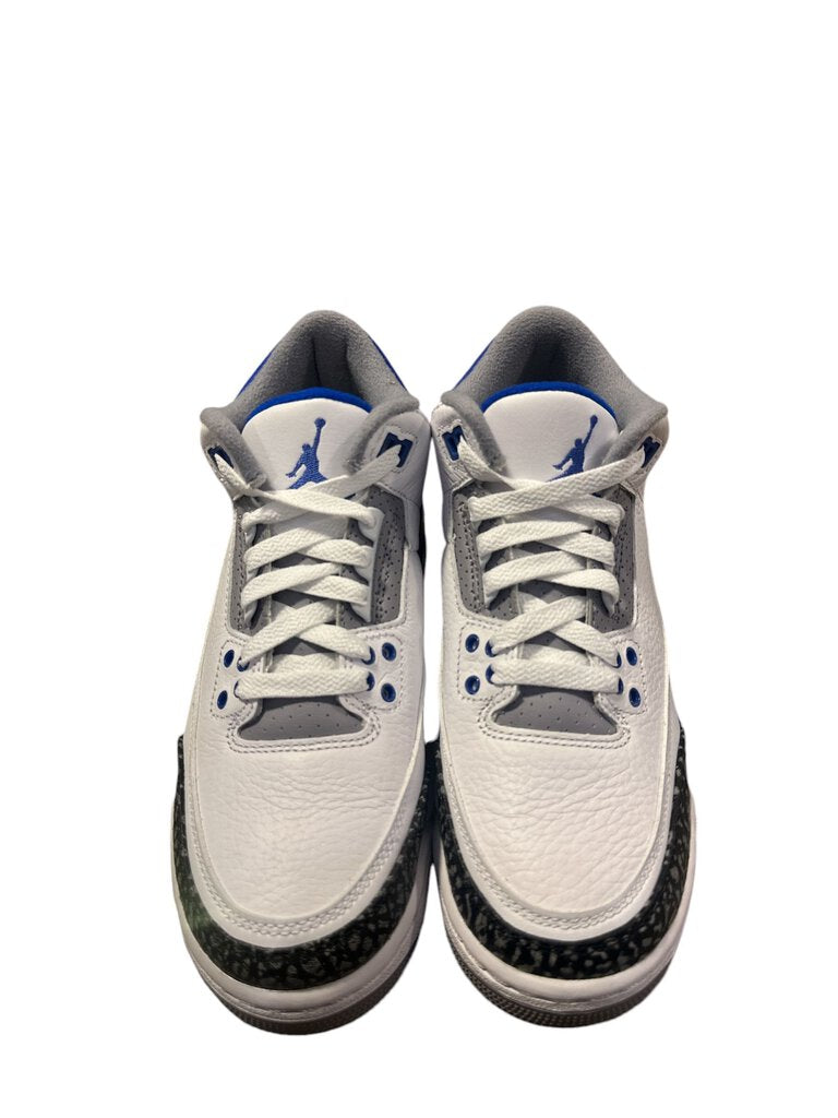 **USED** AIR JORDAN 3 RETRO (GS) 'RACER BLUE'