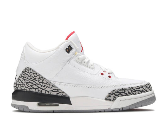 AIR JORDAN 3 RETRO (GS) WHITE CEMENT